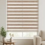 Kahverengi Renk Zebra Perde